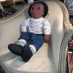 Homemade Rag Doll Brown/Blue Size One Size